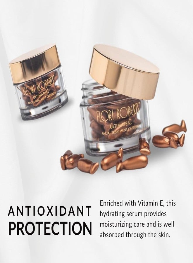 فلوري روبرتس كبسولات فلوري روبرتس ألتيميت-سي، سيروم يومي للوجه يحتوي على 12% فيتامين سي، يساعد على تنعيم الخطوط الدقيقة والتجاعيد، ويقلل من ظهور البقع الداكنة، 30 كبسولة - Image 3